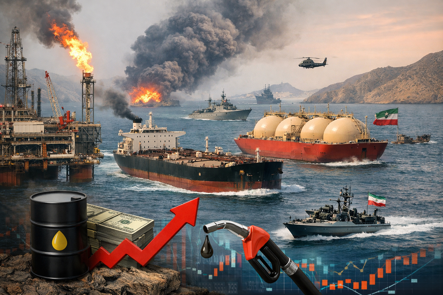 হরমুজ প্রণালী বন্ধের প্রভাব: বৈশ্বিক জ্বালানি বাজারে অস্থিরতা -